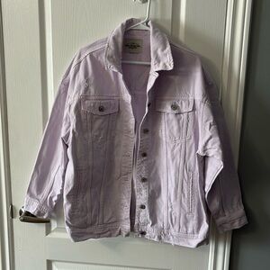 Ashley vintage charm size medium lavender jean jacket